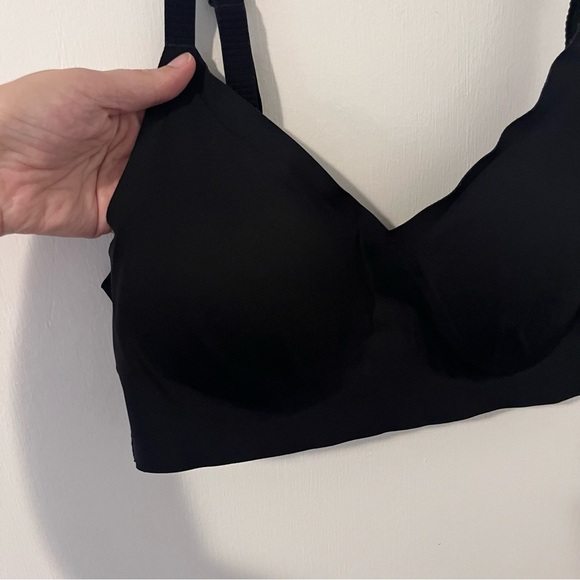 Member’s Mark Adjustable Bralette Bra Black Removable Pads Large - Picture 3 of 7